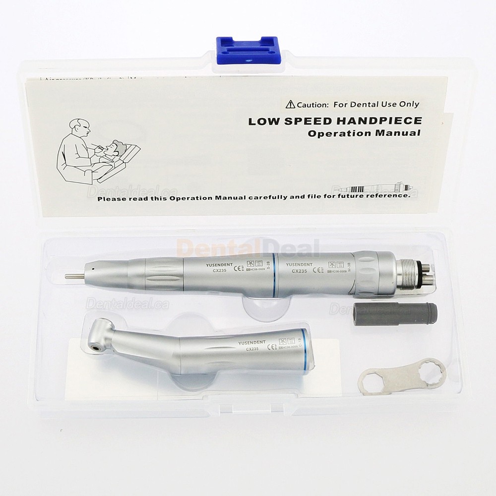 YUSENDENT CX235-B Dental Contra Angle + Air Motor + Straight Handpiece Kit